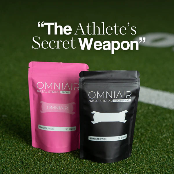 Różowe sportowe taśmy na nos