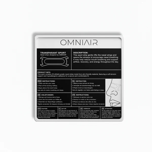 Przezroczysta taśma na nos (Sport)