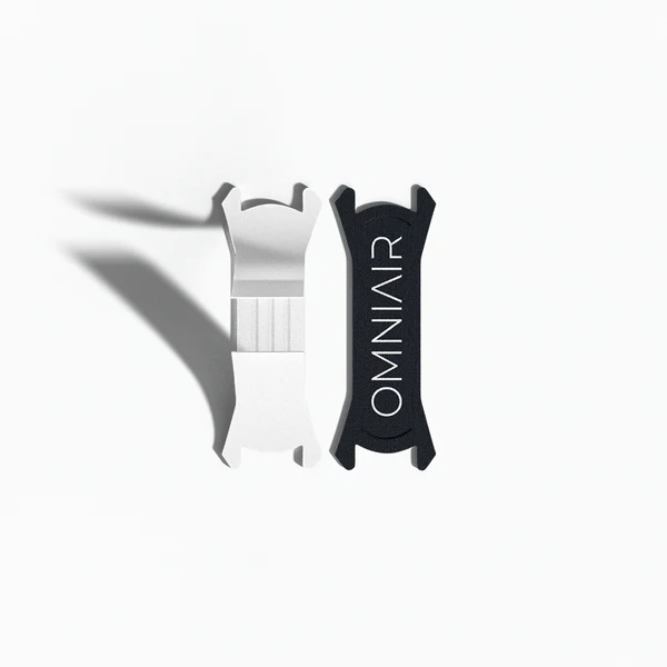 Czarne satynowe taśmy na nos (Sport)