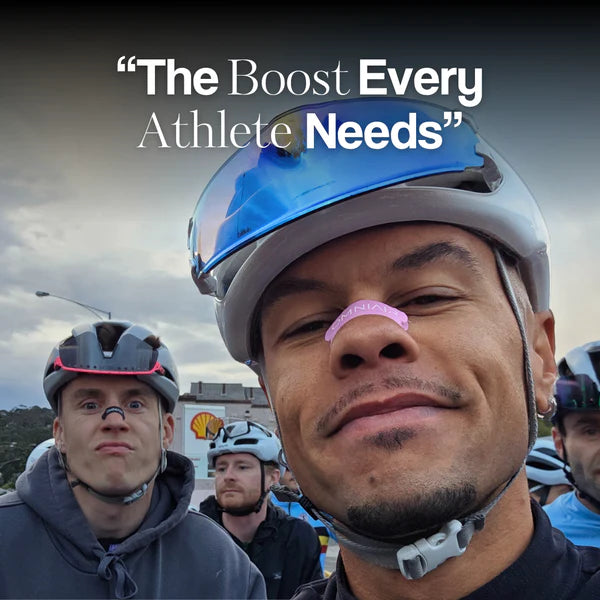 Różowe sportowe taśmy na nos